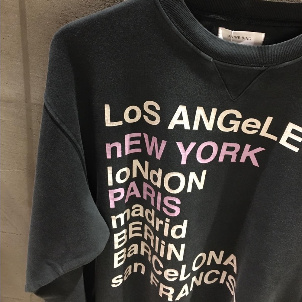 Anine Bing CityLove Sweatshirt - Picture 5 of 5